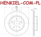 Tarcze hamulcowe wentylowane MIKODA 1545 + KLOCKI QAURO QP8267C ceramiczne - NISSAN X-TRAIL (T32_)  RENAULT KOLEOS II (HC_) - OŚ TYLNA