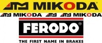 Tarcze hamulcowe pełne MIKODA 0260 + KLOCKI FERODO FDB1083 - AUDI SEAT SKODA VW - OŚ TYLNA