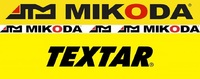 Tarcze hamulcowe pełne MIKODA 1158 + KLOCKI TEXTAR 2401401 - MITSUBISHI LANCER VIII Sportback (CX_A) LANCER VIII Sedan (CY_A, CZ_A) - OŚ TYLNA