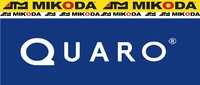 Tarcze hamulcowe pełne MIKODA 0390 GT malowane, nacinane, wiercone, kolor: czarny + KLOCKI QUARO QP7537 - FIAT SEDICI (FY_) SUZUKI SX4 (EY, GY) SX4 Sedan (GY, RW) - OŚ TYLNA
