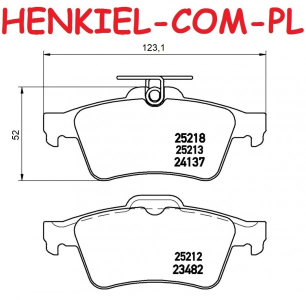 Tarcze hamulcowe pełne MIKODA 0546 + KLOCKI MIKODA 71632