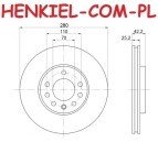 Tarcze hamulcowe wentylowane MIKODA 1623 + KLOCKI MIKODA 71623 - OPEL ASTRA II G CORSA C COMBO MERIVA A ZAFIRA A - OŚ PRZEDNIA