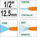 PISTOLET ZRASZAJĄCY OGRODOWY METALOWY REGULOWANY FLO 89189