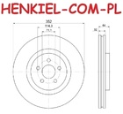 Tarcza hamulcowa wentylowana MIKODA 0785 - FORD USA MUSTANG - OŚ PRZEDNIA