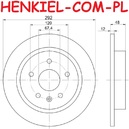 Tarcze hamulcowe pełne MIKODA 1657 + KLOCKI FERODO FDB4209 - CHEVROLET MALIBU OPEL INSIGNIA SAAB 9-5 - OŚ TYLNA