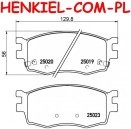 Tarcze hamulcowe wentylowane MIKODA 1108 + KLOCKI SAMKO 5SP1345 -HYUNDAI ACCENT III (MC) ACCENT III sedan (MC) i20 (PB,PBT) KIA RIO II (JB) RIO II sedan (JB) - OŚ PRZEDNIA