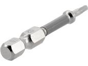 BITY GROTY KOŃCÓWKI NIKLOWANE DO WKRĘTARKI TORX 1/4