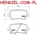 Tarcze hamulcowe pełne MIKODA 0821 + KLOCKI FERODO FDB1862 - HONDA CIVIC VIII Hatchback (UFO) CIVIC IX (FK) CIVIC IX Sedan (FB) CIVIC IX Tourer (FK) - OŚ TYLNA