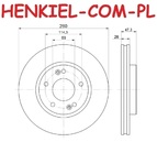 Tarcze hamulcowe wentylowane MIKODA 1119 + KLOCKI QUARO QP7928C ceramiczne - HYUNDAI ix20 (JC) (sys. MANDO) KIA SOUL (AM) VENGA (YN) (sys. MANDO) - OŚ PRZEDNIA