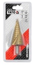 WIERTŁO STOPNIOWE STOŻKOWE SPIRALNE HSS 6-38mm YATO YT-44749