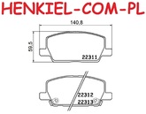 Klocki hamulcowe FERODO FDB4914  - OPEL INSIGNIA B Country Tourer (Z18) INSIGNIA B Grand Sport (Z18) INSIGNIA B Sports Tourer (Z18) MOKKA / MOKKA X (J13) - OŚ PRZEDNIA