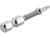 BITY GROTY KOŃCÓWKI NIKLOWANE DO WKRĘTARKI TORX 1/4