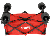 WÓZEK OGRODOWY TURYSTYCZNY SKŁADANY Z SZEROKIMI OPONAMI 100KG + MATA YATO YT-86950 