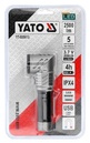 LATARKA AKUMULATOROWA 5 TRYBÓW ALUMINIOWA POWER LED 20W 2500LM YATO YT-085613