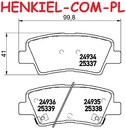 Tarcze hamulcowe pełne MIKODA 1154 + KLOCKI QUARO QP7777C ceramiczne - HYUNDAI ELANTRA Sedan (MD, UD) i30 (GD) i30 Coupe VELOSTER (FS) KIA SOUL II (PS) - OŚ TYLNA