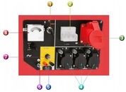 AGREGAT PRĄDOTWÓRCZY GENERATOR TRÓJFAZOWY AVR 5500W 400V YATO YT-85460