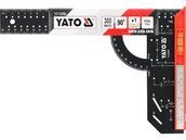 KĄTOWNIK TRASERSKI STALOWY LIBELLA 90° KĄT PROSTY PION POZIOM 300mm YATO YT-70789