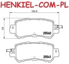 Klocki hamulcowe SAMKO 5SP1756 - MAZDA CX-5 (KE,GH) CX-3 (DK) - OŚ TYLNA