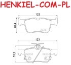 Klocki hamulcowe TRW GDB2115 - FORD GALAXY III (CK) KUGA II (DM2) MONDEO V MK5 (CD, CE, CF) S-MAX (CJ) - OŚ TYLNA 