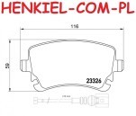 Tarcze hamulcowe wentylowane MIKODA 0286 GT malowane, nacinane, wiercone, kolor: czarny + KLOCKI CERAMICZNE QUARO QP8823C - VW MULTIVAN V VI TRANSPORTER V VI - OŚ TYLNA