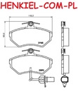 Tarcze hamulcowe wentylowane MIKODA 0248 + KLOCKI MIKODA 713121 z czujnikiem - AUDI A4 (B5,B6,B7) VW PASSAT (3B2,3B5) - OŚ PRZEDNIA