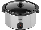 WOLNOWAR GARNEK CERAMICZNY SLOW COOKER 3 TRYBY 5,6L 320W INOX LUND 67661