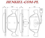 KLOCKI HAMULCOWE MAXGEAR 19-1075 - ALFA ROMEO 166 LANCIA KAPPA - OŚ PRZEDNIA