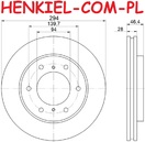 Tarcze hamulcowe wentylowane MIKODA 0941 + KLOCKI QUARO QP7379C ceramiczne - FIAT FULLBACK Pick-up (502_, 503_) MITSUBISHI L200 / TRITON (KA_T, KB_T) L200 / TRITON Platforma/Podwozie (KA_T, KB_T) L200 / TRITON (KJ_, KK_, KL_) - OŚ PRZEDNIA