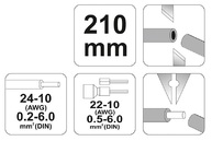 WIELOFUNKCYJNY ŚCIĄGACZ IZOLACJI 210MM YATO YT-2278