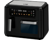 FRYTKOWNICA BEZTŁUSZCZOWA AIR FRYER DWUKOMOROWA PODWÓJNA DO SMAŻENIA PIECZENIA 2400W 3,5L+7,5L CZARNA LUND 67564