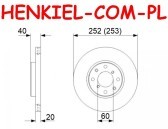 Tarcza hamulcowa wentylowana MIKODA 2110 - SUZUKI SPLASH (EX) SWIFT III (MZ, EZ) OPEL AGILA B (H08) - OŚ PRZEDNIA