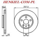 Tarcza hamulcowa wentylowana MIKODA 0322  - ALFA ROMEO 145 146 155  FIAT  BARCHETTA BRAVA BRAVO DOBLO MAREA PALIO PUNTO STRADA TEMPRA TIPO LANCIA DEDRA - OŚ PRZEDNIA