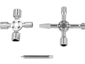 KLUCZ DO SZAFEK SKRZYNEK SERWISOWYCH TECHNICZNYCH  Z LICZNIKAMI WODY GAZU PRĄDU 10w1 VOREL 78478