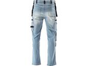 SPODNIE ROBOCZE MONTERSKIE STRETCH JEANS LIGHT BLUE r. M YATO YT-79071