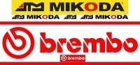 Tarcze hamulcowe wentylowane MIKODA 0354 + KLOCKI BREMBO P59084 - OPEL CORSA E CORSA E Van - OŚ PRZEDNIA