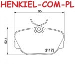 Klocki hamulcowe MIKODA 70404 - BMW 3 (E30) Z1 Roadster - OŚ PRZEDNIA