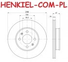 Tarcze hamulcowe wentylowane MIKODA 1130 + KLOCKI ICER 181937 - HYUNDAI i20 (PB,PBT) - OŚ PRZEDNIA