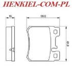 KLOCKI HAMULCOWE ATE 13.0460-2805.2 - W201 W202 S202 W124 S124 A124 C124 W124 W210 R129 R170 - OŚ TYLNA