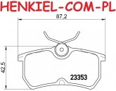 Tarcze hamulcowe pełne MIKODA 0714 + KLOCKI MIKODA 70714 - FORD FIESTA VI (CB1, CCN) FIESTA VI Van FOCUS I (DAW,DBW,DFW,DNW) - OŚ TYLNA