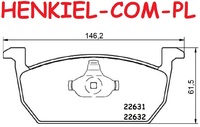Klocki hamulcowe FERODO FDB5069  - AUDI A1 Sportback (GBA) A1 CITY CARVER (GBH) SKODA KAMIQ (NW4) SCALA SEAT ARONA (KJ7) IBIZA V (KJ1)  VW POLO (AW1, BZ1) T-CROSS (C11_) - OŚ PRZEDNIA