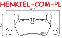 Tarcze hamulcowe wentylowane MIKODA 0284 + KLOCKI MIKODA 71926 - PORSCHE CAYENNE (92A) - OŚ TYLNA