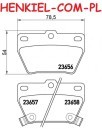 Tarcze hamulcowe pełne MIKODA 2253 + KLOCKI SAMKO 5SP997 - TOYOTA RAV 4 II (_A2_) - OŚ TYLNA