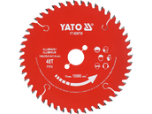 TARCZA WIDIOWA TCT PTFE DO ALUMINIUM WĘGLIK WOLFRERAMU 140mm 20mm 48T YATO YT-608750