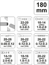 SZCZYPCE 2 - FUNKCJE DO ZACISKANIA KONEKTORÓW 0.08-6mm2 180mm YATO YT-2256