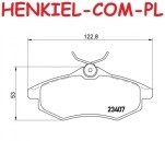 Tarcze hamulcowe pełne MIKODA 0540 + KLOCKI MIKODA 70540 - CITROEN C2 (JM_) C2 ENTERPRISE (JG_) C3 I (FC_, FN_) C3 II (SC_)  - OŚ PRZEDNIA