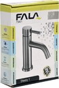 BATERIA UMYWALKOWA STOJĄCA KRAN STEELY 1 SREBRNA INOX FALA 75801