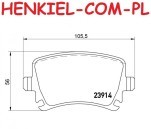 Klocki hamulcowe TRW GDB1622DTE ceramiczne - AUDI A3 (8P1) A4 (B6, B7) A6 (C6) TT (8J3) SEAT ALTEA EXEO LEON (1P1) LEON SC ST TOLEDO III SKODA OCTAVIA II SUPERB II YETI VW CADDY III EOS GOLF V VI JETTA III PASSAT (B6) PASSAT CC SCIROCCO TOURAN - OŚ TYLNA