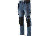 SPODNIE ROBOCZE MONTERSKIE STRETCH JEANS DARK BLUE r. S YATO YT-79050