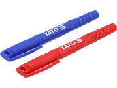 MARKERY TECHNICZNE DO ZNAKOWANIA  KPL. 2 SZT / NIEBIESKI-CZERWONY YATO YT-69301 