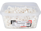 SYSTEM KLIPSÓW BRAMEK 500szt. DO POZIOMOWANIA PŁYTEK GLAZURY 1mm YATO YT-36933